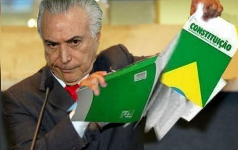 Golpe na Democracia e Saúde Um projeto neoliberal começa a ser implementado no Brasil mesmo tendo sido rejeitado pelo voto popular Contra a Constituição de 1988 Ataque à