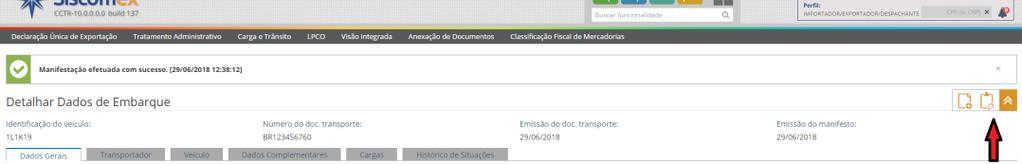 9 para a inclusão de um novo CRT no mesmo MIC, logo em seguida, basta clicar no ícone de consulta (vide