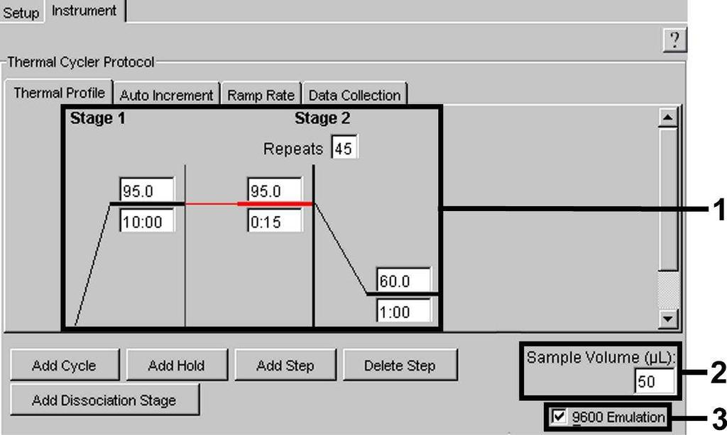 Fig. 21: Criação do perfil de temperatura. Além disso, a opção Data Collection encontra-se no nível Instrument. Ao seleccionar esta opção, aparecerá a janela representada na Fig. 22.