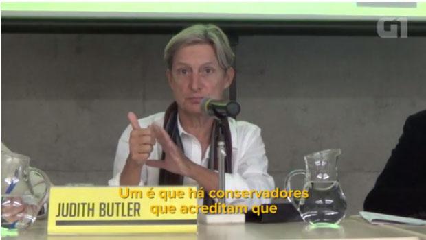 Conservadores contra o conceito de gênero Mas a filósofa americana, que veio ao Brasil pela primeira vez, afirmou que aprendeu também, com as