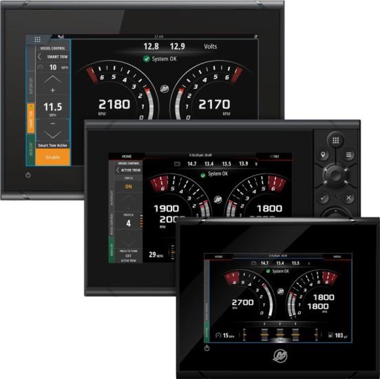 Instrumentos VesselView Seção 1 - Introdução o seu pcote de energi O seu conjunto de potênci pode estr ligdo o disply multifunções do SmrtCrft VesselView.