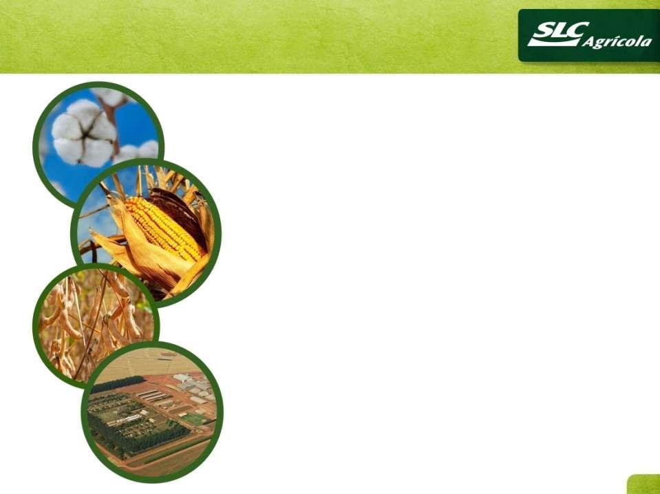 VISÃO GERAL DA COMPANHIA Controlada do Grupo SLC: 67 anos de experiência no setor agrícola e 20 anos de joint-venture com a John Deere 319,6 (1) mil hectares de área própria (inclui ~111 mil ha de