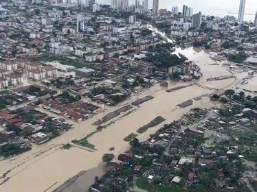 Impactos de jusante Impactos da maré