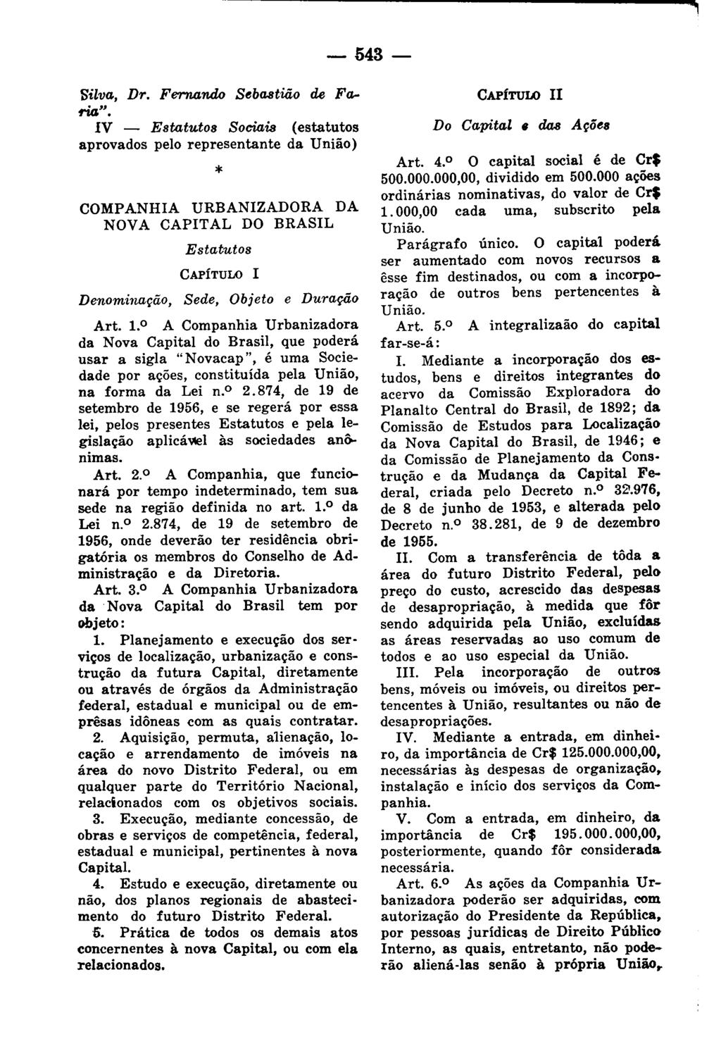 - 543 Silva, Dr. Fernando Sebastião de Fafia".