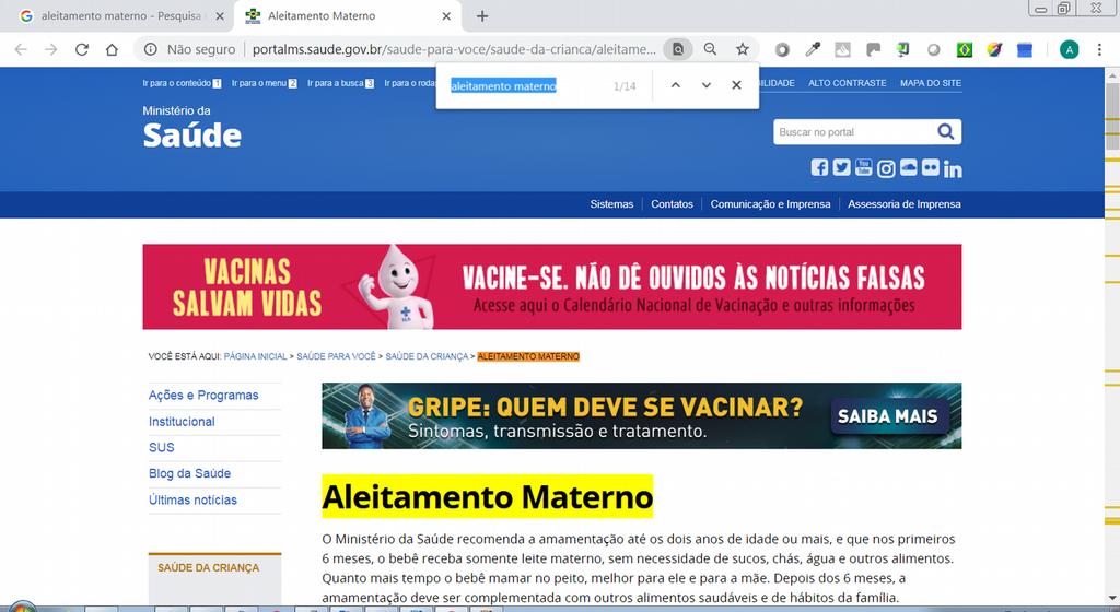 Relevância da palavra-chave no site