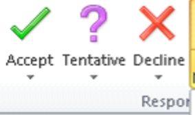 Resposta a eventos 1 Responder a um evento Outlook: aceitar o convite para uma reunião Agenda: responder a eventos do Agenda ou Gmail No Agenda Quando você recebe um convite para um evento, ele