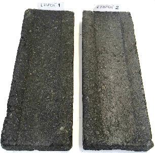 Dessa forma, de esquerda à direita: mistura asfalto borracha segmentos 1 e 2 Urubici; mistura convencional CAP 50/70 segmento 3 Urubici, mistura asfalto-borracha segmento Itapoá. Figura 4.