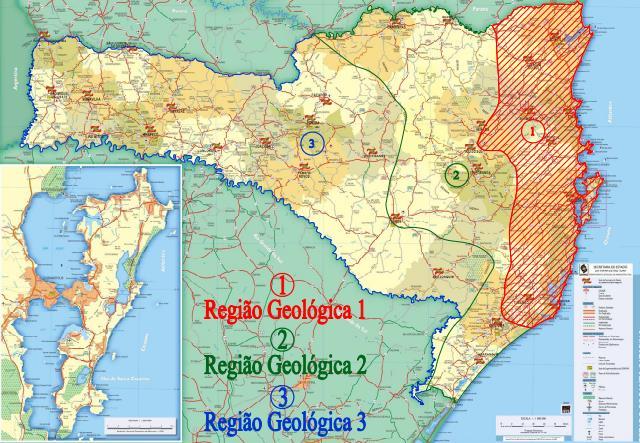79 Figura 2.17 Localização dos segmentos monitorados, segundo a região geológica em Santa Catarina. Itapoá Urubici Fonte: Adaptado de Marcon 1996 (apud OLIVEIRA, 2007).