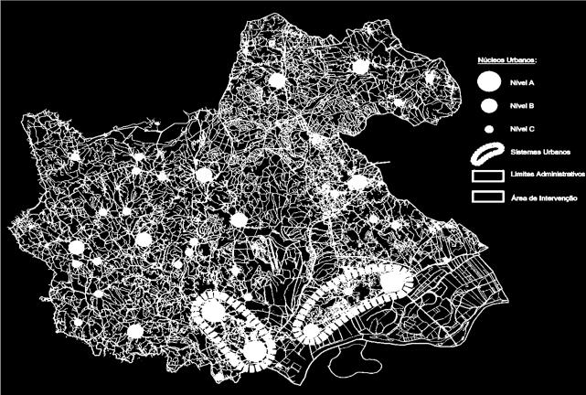 PROGRAMA DE ACÇÃO TERRITORIAL Zona Estratégica de Desenvolvimento Alenquer e Azambuja / Porta Norte de Lisboa Sistema Urbano A rede urbana, na área de intervenção do Programa, encontra-se