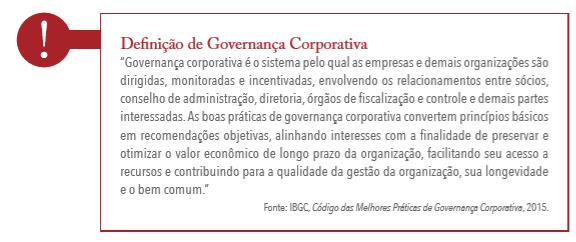 Definindo Governança Corporativa IBGC código das
