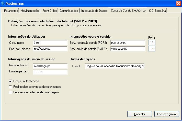 12. TALÕES - Aproveita papel Para evitar o desperdício de papel entre dois talões active esta configuração.