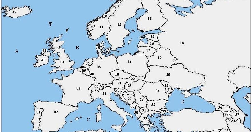 20. Localize no mapa Político da Europa os países abaixo: Portugal Espanha França Reino Unido Alemanha Polônia Rússia Itália 21.