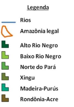 Federais 2) São 6 blocos territoriais: Alto Rio Negro