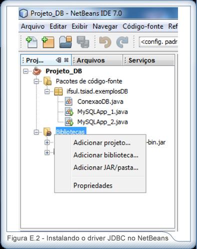 Bancos de dados diferentes necessitam de diferentes drivers que podem ser fornecidos pelos fabricantes dos bancos de dados ou terceiros.