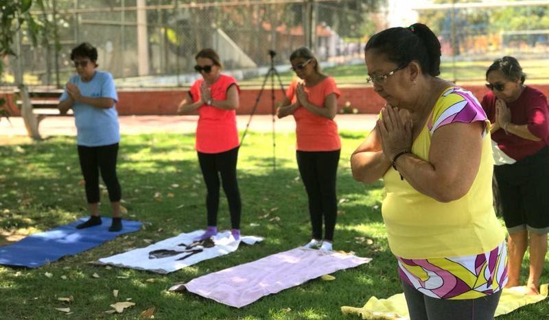 Os colaboradores percorreram cerca de 15 km em um tempo médio de 01h 30 minutos.