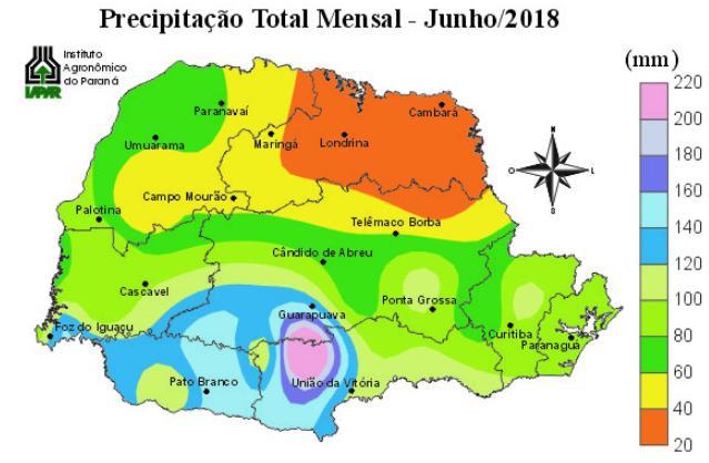 JUNHO Na primeira quinzena de junho as chuvas foram mais regulares do que nos meses de abril e maio.