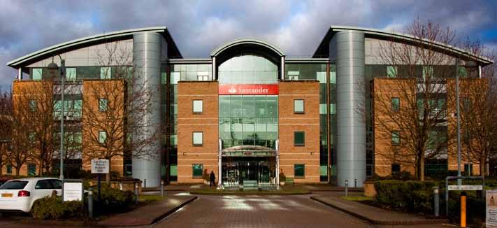 Agência do Santander em Leicester, Reino Unido.