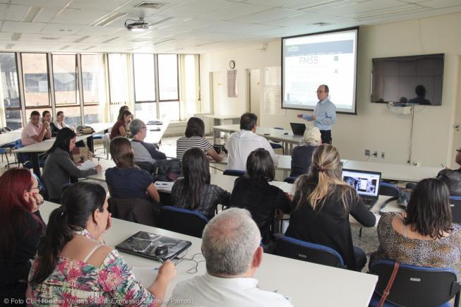 Figura 13 - Participação da AGB Peixe Vivo durante capacitação de técnicos municipais em Belo Horizonte.