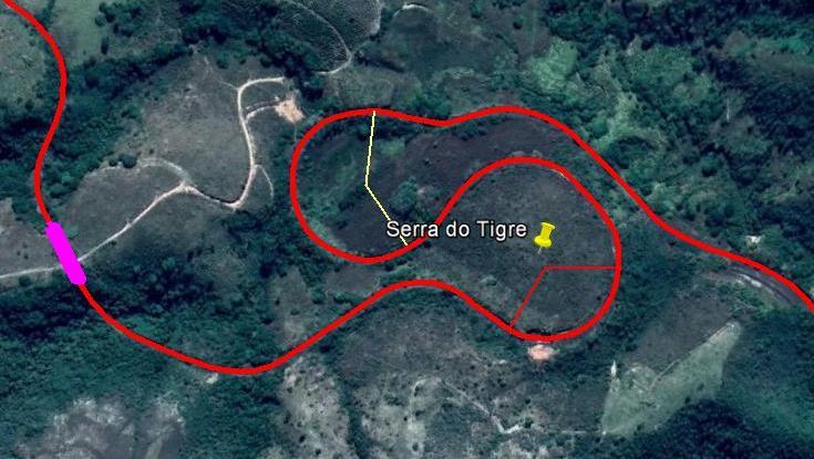 Serra do Tigre R = 97 m Túnel R =