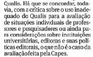 pesquisadores ou ainda para considerações sobre instituições