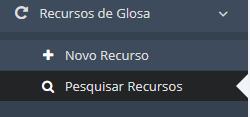 Competência Recuso de Glosa (Mês), informar a Operadora, Nº Lote, Protocolo e Tipo de Guia: Ao selecionar um dos recursos passíveis de recurso, será habilitado o menu com as disponibilidades