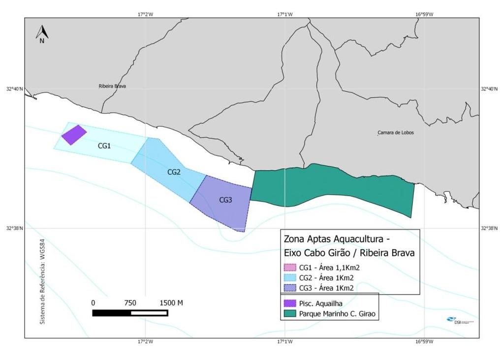 6 28 de dezembro de 201 Figura 2. Zonas de Interesse para Aquicultura: Anjos As1, As 2, As3.