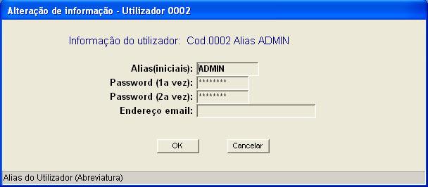 em sessão no programa) Log registos de utilizadores permite: (P) Histórico de Registo de Movimentos de Utilizadores permite saber o que