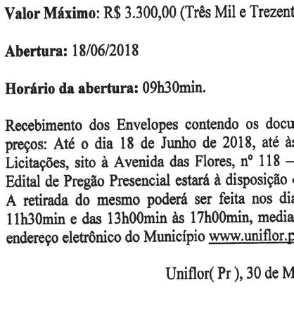 9-208 PREGÃO PRESENCIAL - SISTEMA REGISTRO DE PREÇOS Nº. 5-208 PREFEITURA MUNICIPAL DE ITAGUAJÉ CONTRATADO PEDRO S. VAGULA - ME, inscrit no CNPJ nº. 02.295.