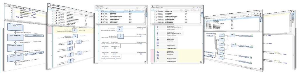 SOFTWARE IEC 61131-3 LINGUAGENS DE PROGRAMAÇÃO Structured Text (ST) Sequential Function Chart (SFC) Function Block Diagram (FBD)