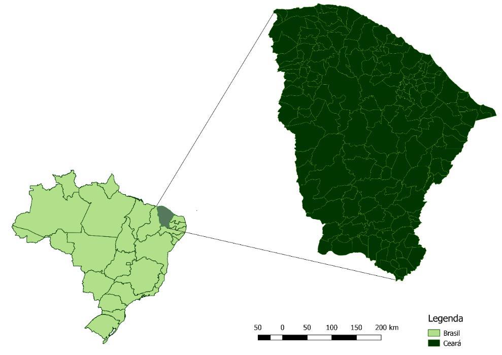 Conforme o Sistema IBGE de Recuperação Automática SIDRA, em 2012, o rebanho efetivo de galinhas no Ceará é de 8.295.834 cabeças e 18.547.