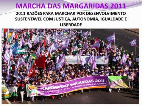 ANA, MOVIMENTOS SOCIAIS E PNAPO Marcha das Margaridas 2011 Seminários regionais e Nacional ANA (2012)