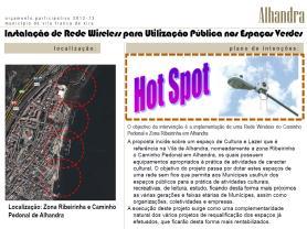 Alhandra Designação: Instalação de Rede Wireless para Utilização Pública nos Espaços Verdes de Alhandra.