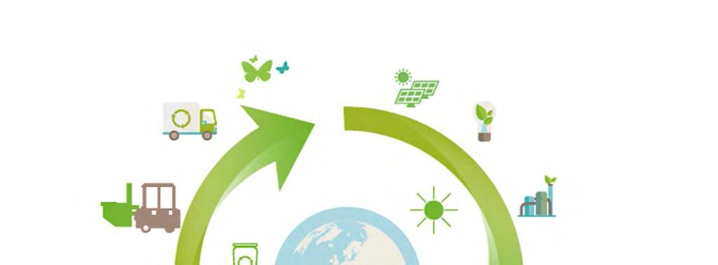 3 pilares da Economia Circular Abastecimento sustentável Eco-conceção Reciclagem