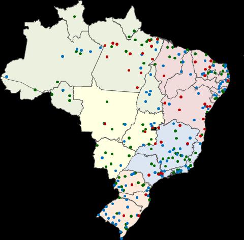 Aumentando o acesso à Educação Superior Vocacional e Tecnológica 15 Instituições Federais 2002 ( ) 43 main campus 148 campi INSTITUTOS FEDERAIS DE EDUCAÇÃO PROFISSIONAL E TECNOLÓGICA Source: MEC 2002