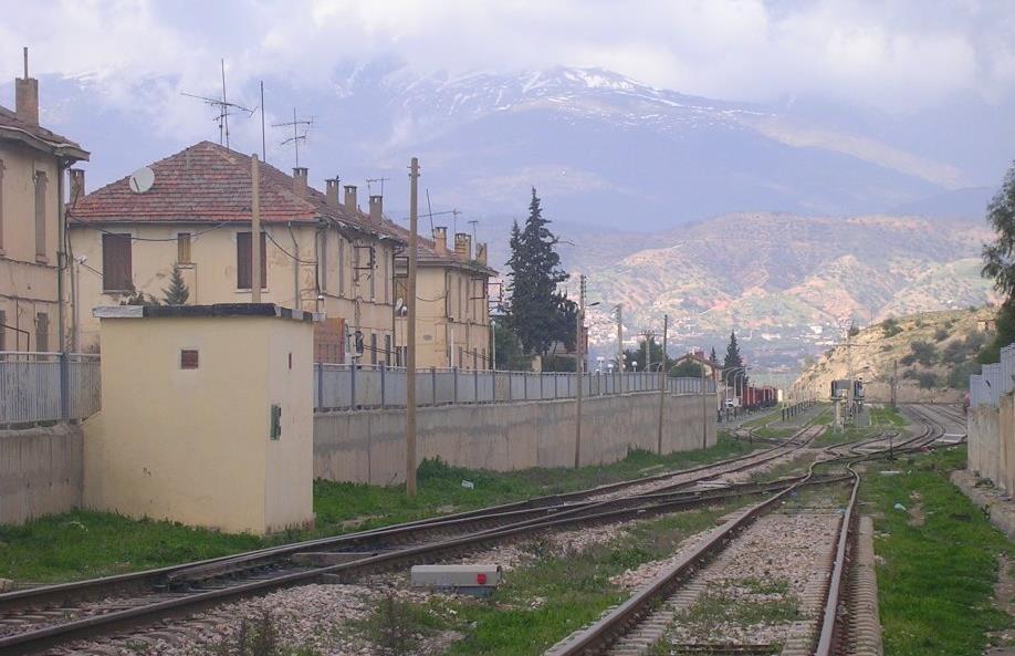 Linha Ferroviária Beni Mansour - Bejaia (87 km), ARGÉLIA Agence Nationale d Etudes et de Suivi des Réalisations Ferroviaires 2017 Ligne