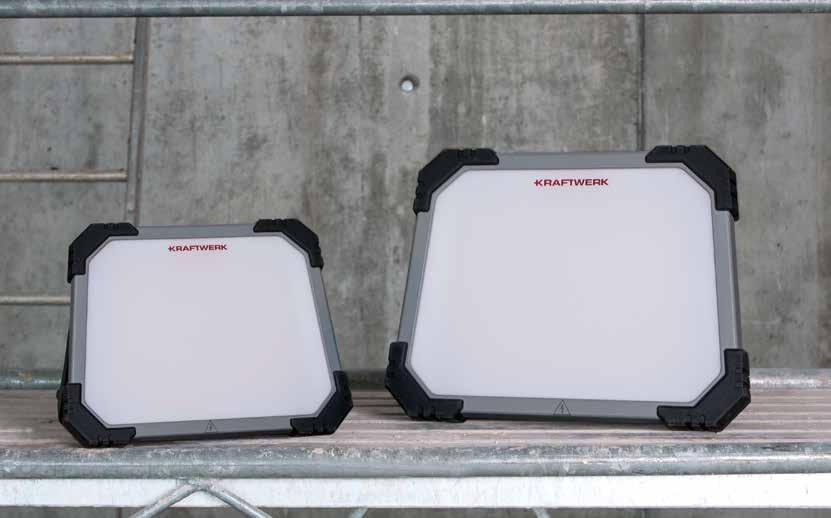 Projetores de trabalho T-Serie A caixa trapezoidal dos projetores de trabalho da T-Serie é feita em ABS robusto e leve.