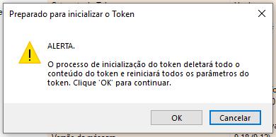 Desmarque a opção A senha do Token deve ser mudada no primeiro logon, defina uma senha de para o client e para o administrador e conclua.