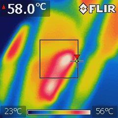 32 Figura 30 - Visão térmica do indutor em