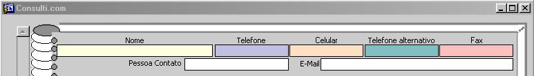 Digite o nome do contato ou parte dele usando o %, no início e no fim do texto Ex: %CONSULTI%. A consulta vai buscar o contato desejado. 3.