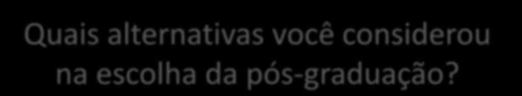 Abordagem baseada nos clientes Quais alternativas