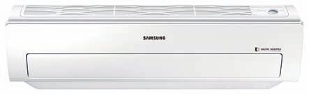 MonoSplit Comercial CAC CONSOLAS DE TECTO Compressor Samsung Digital Inverter Climatização rápida Alarme de filtro Flexibilidade de instalação com tubagens longas Acesso lateral aos pontos de serviço