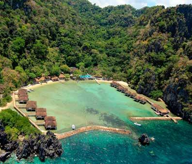 90 Miniloc Island Sup. Localização: Situado na enseada de, província de Palawan.