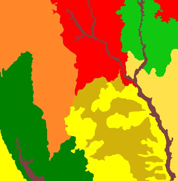 FIGURA 2: Mapa geomorfológico preliminar da folha Ribeira do Pombal, BA, escala 1:100.000.