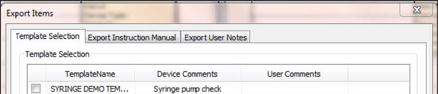 HydroGraph Software Manual do Usuário Exportação para o Produto (somente IDA-5) Quando um Produto estiver conectado, selecione Control Export (Controlar Exportar) ou clique em.