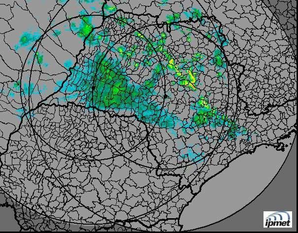 e Bauru, operados pelo IPMET, entre às 15h e