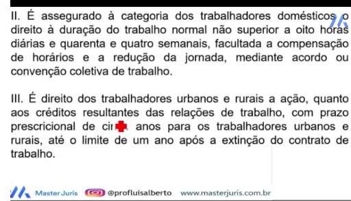 Página8 Item II certo. Item III: errado. Somente a alternativa III está errada. Revisão Art.