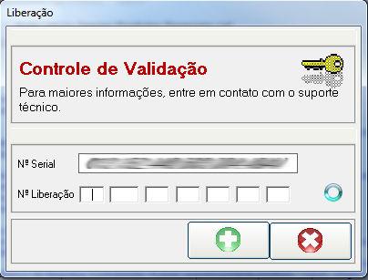 Caso apareça esta tela contate seu revendedor para