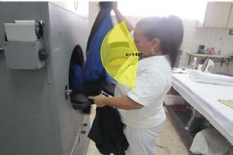 graus para retirar roupas lavadas de máquina.