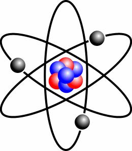 Figura 3: Modelo do átomo proposto por Rutherford. uma nuvem de elétrons.