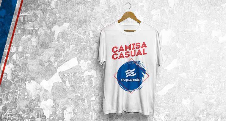 CONCURSO Depois dos uniformes de jogo, no ano passado, o Bahia agora permitirá que a torcida elabore camisas casuais para o Esquadrão de Aço. O novo concurso vai de hoje a 30 de março.